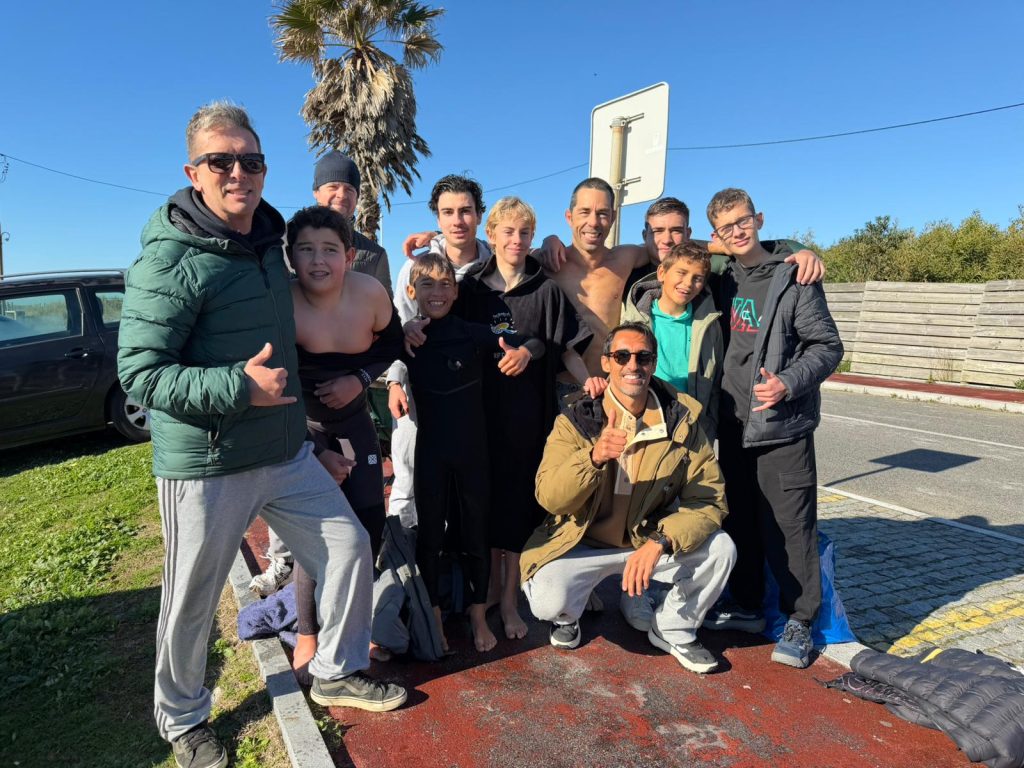 Grupo de performance e competition de bodyboard.